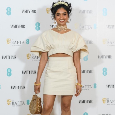 The picture of Varada Sethu clicked at the BAFTA event. 